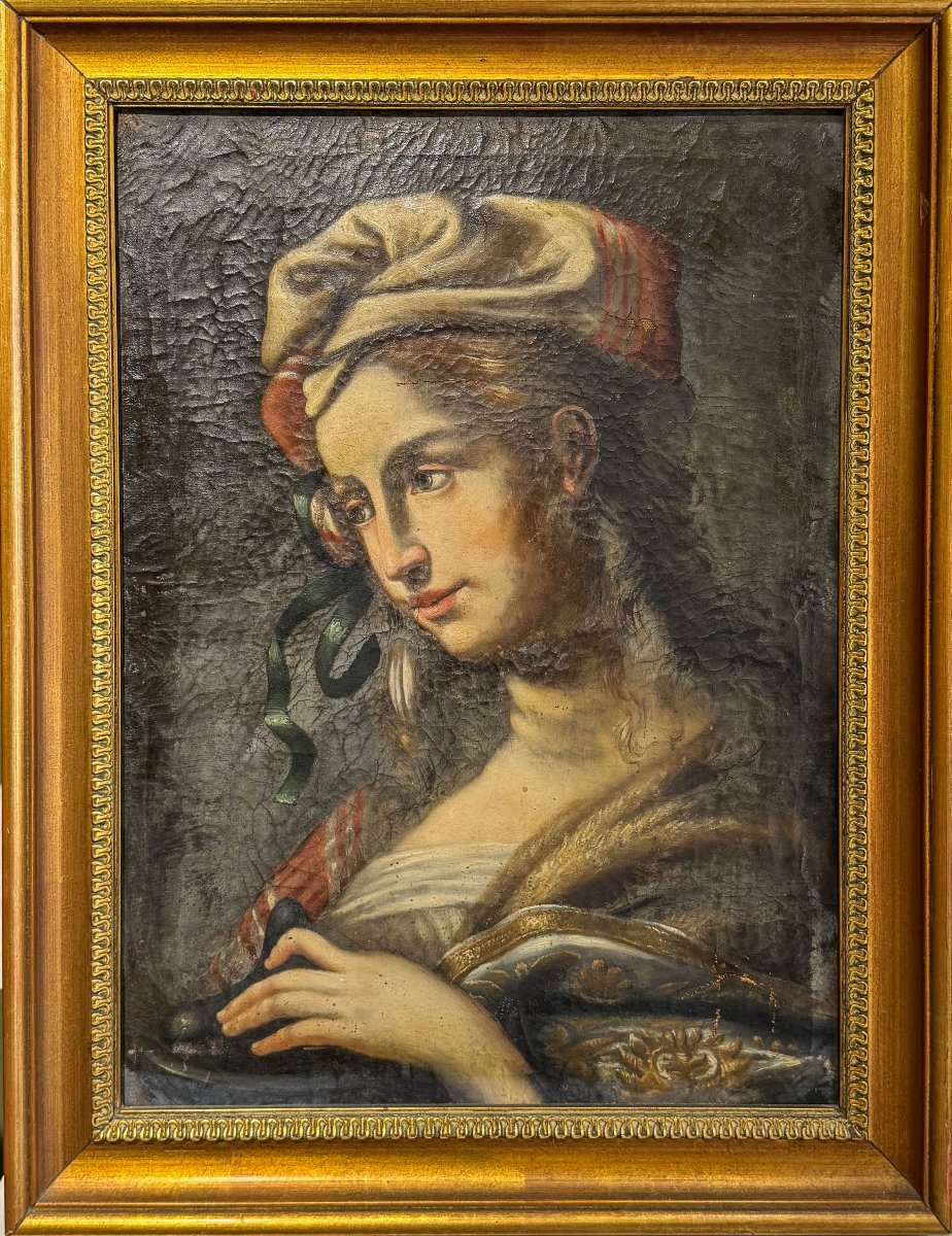 « Les Sibylles », huile sur toile, XVIIe siècle -photo-2