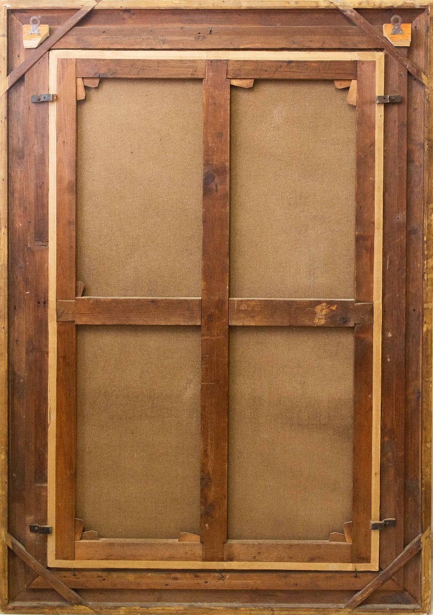 Eugène Laville, « Portrait du général Barral », signé, huile sur toile, Salon de 1869-photo-4