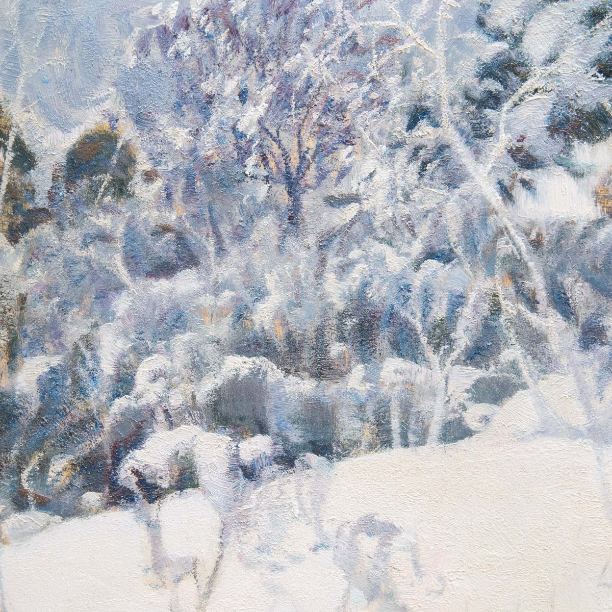 Ottorino Campagnari, “val Di Susa,” Oil On Panel, Signed, 20th Century-photo-2