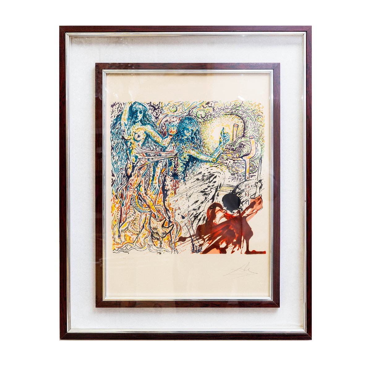 Salvador Dali', “expulsion From Paradise”, Signed, Ed. 250-photo-2