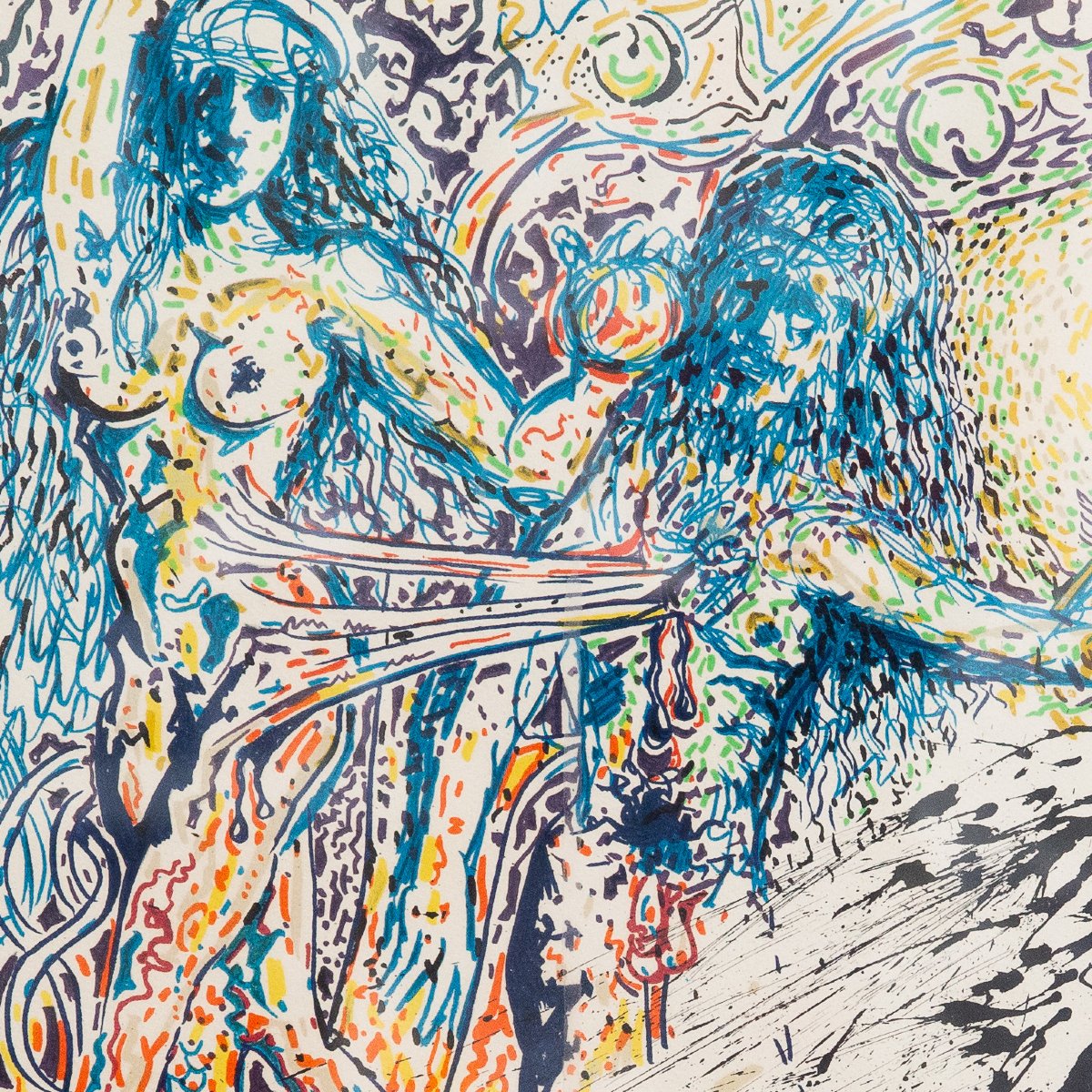 Salvador Dali', “expulsion From Paradise”, Signed, Ed. 250-photo-2