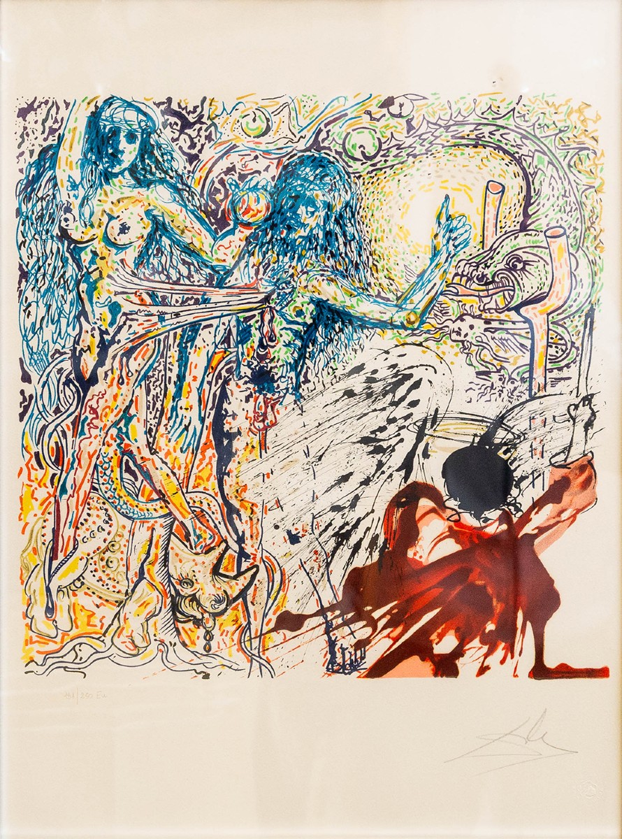 Salvador Dali', “expulsion From Paradise”, Signed, Ed. 250