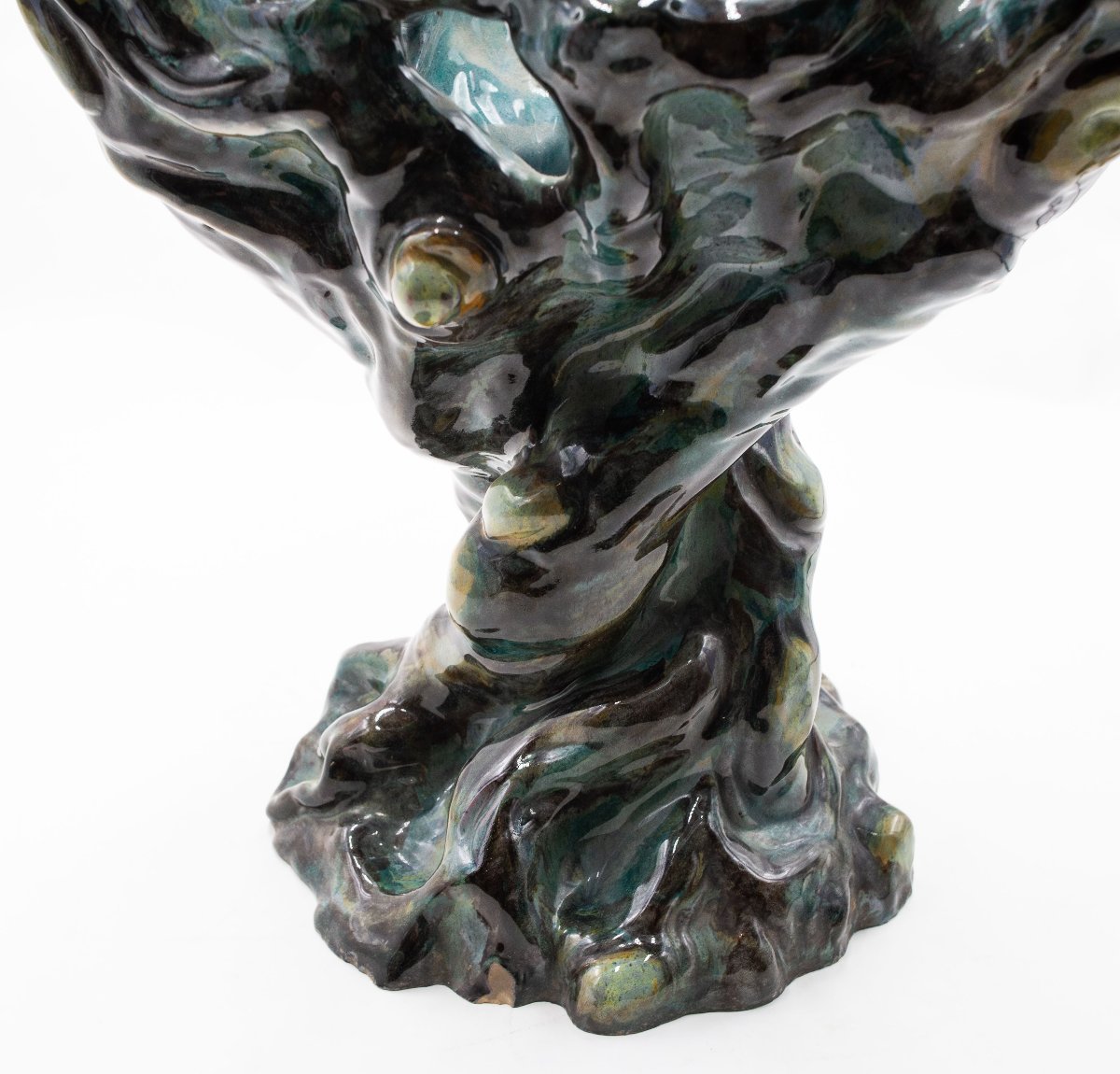 Table basse en céramique, Italie, années 1950-photo-2