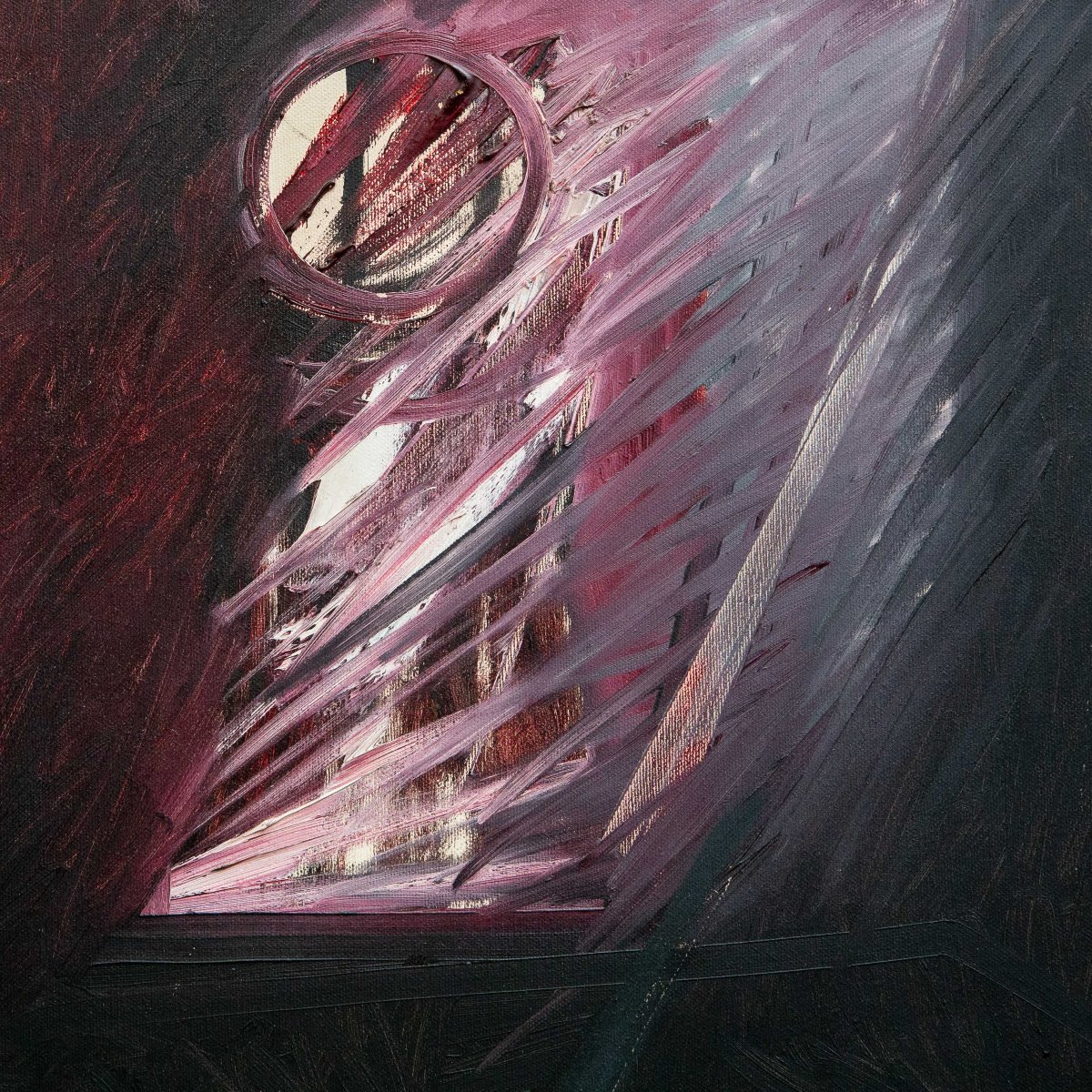 Piero Ruggeri, « Figura », huile sur toile, signée, XXe siècle-photo-1