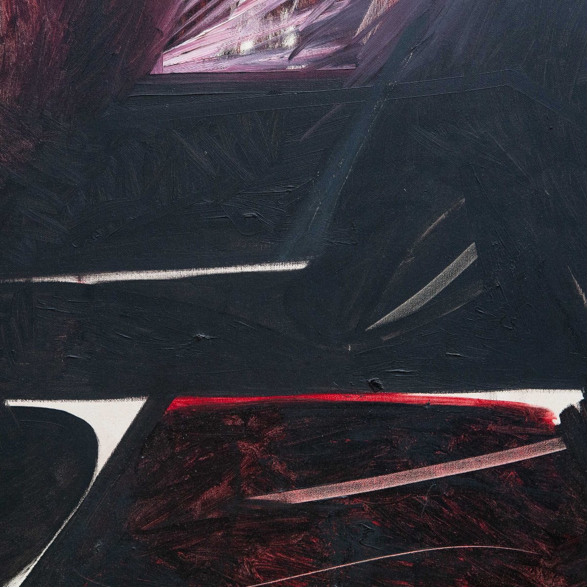 Piero Ruggeri, « Figura », huile sur toile, signée, XXe siècle-photo-2