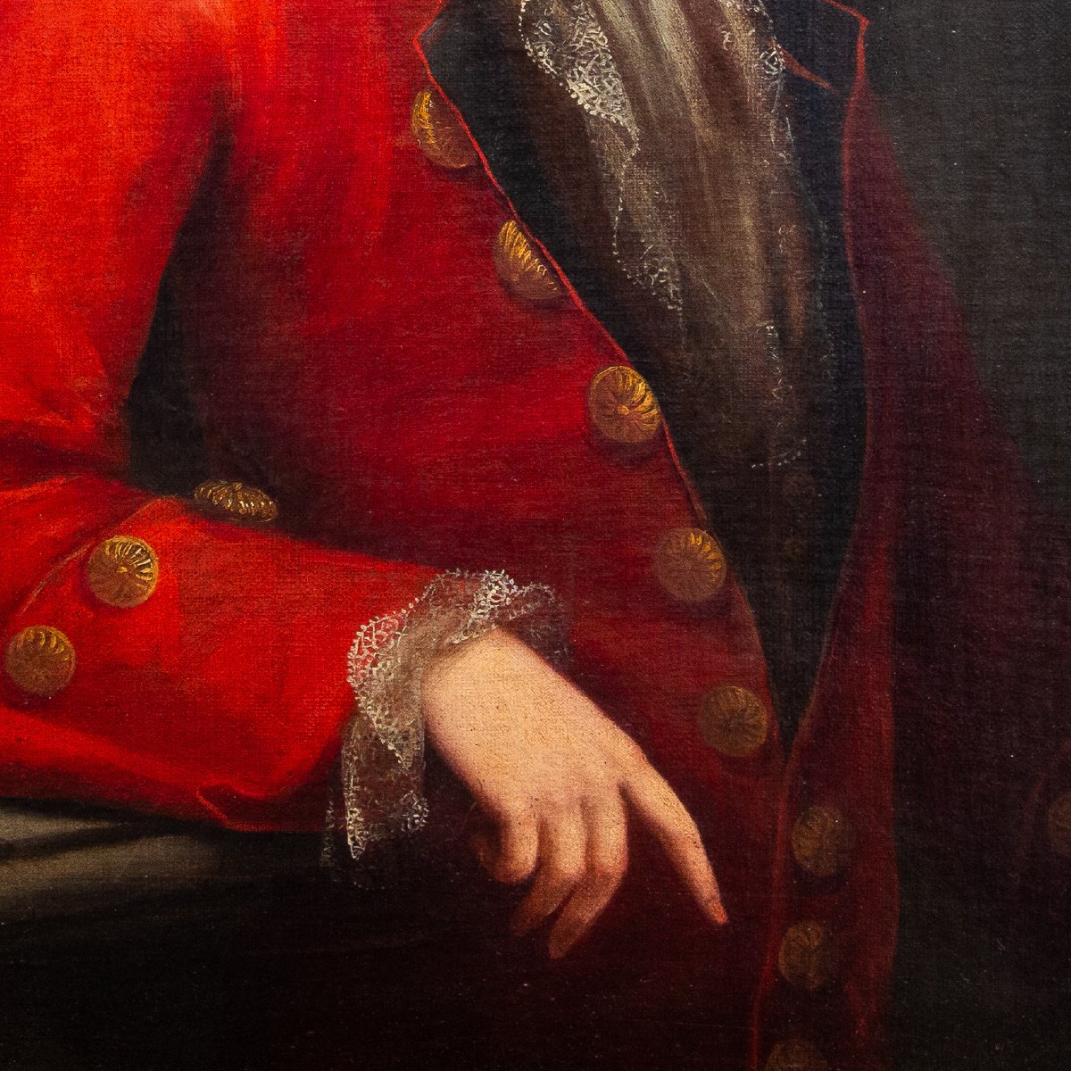 Emanuele Amedeo Filippo Of Savoy, Oil On Canvas, 18th Century-photo-1