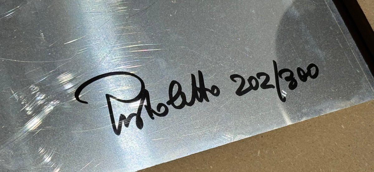 Michelangelo PISTOLETTO - « Prima scena », 2009 - Sérigraphie sur plaque d'acier, éd. 300-photo-2