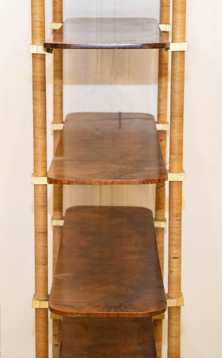 Bibliothèque Étagère de design – Italie, années 70-photo-6