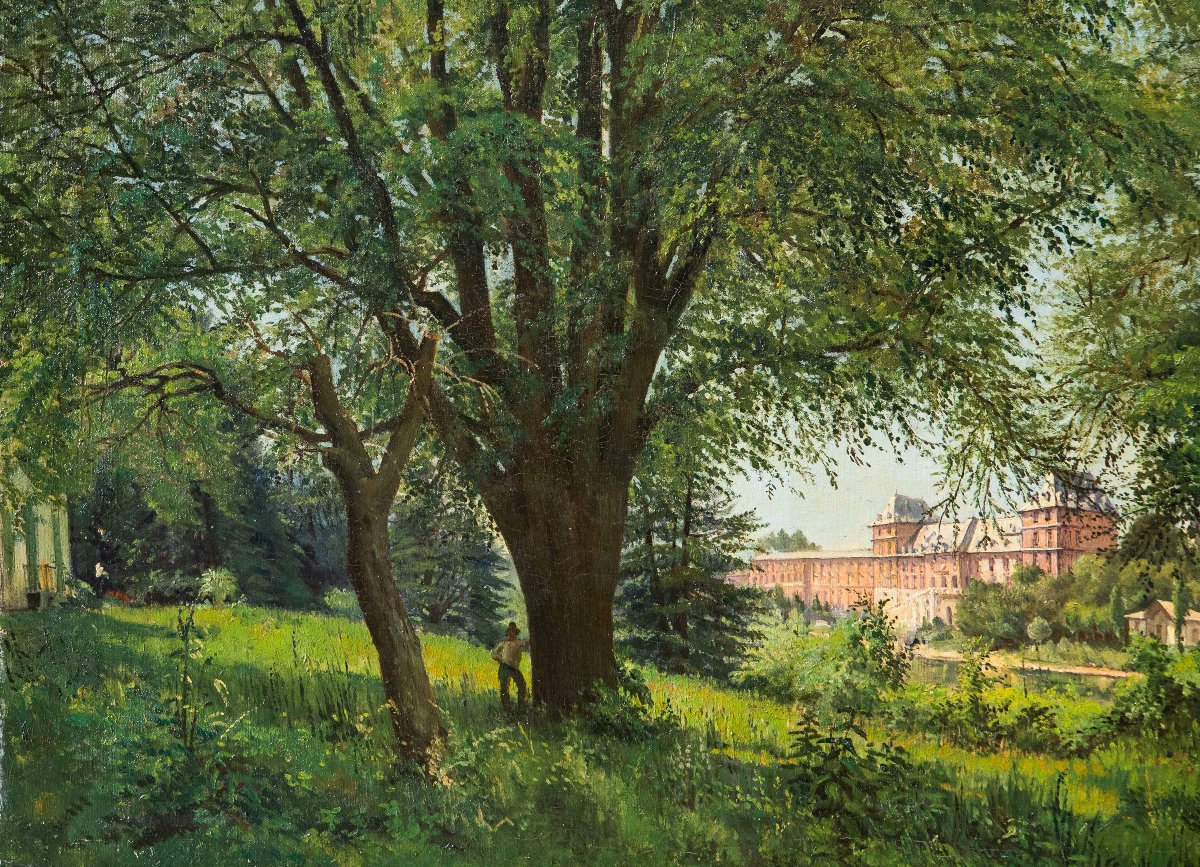 View Of Valentino Castle From The Park, Turin-photo-2