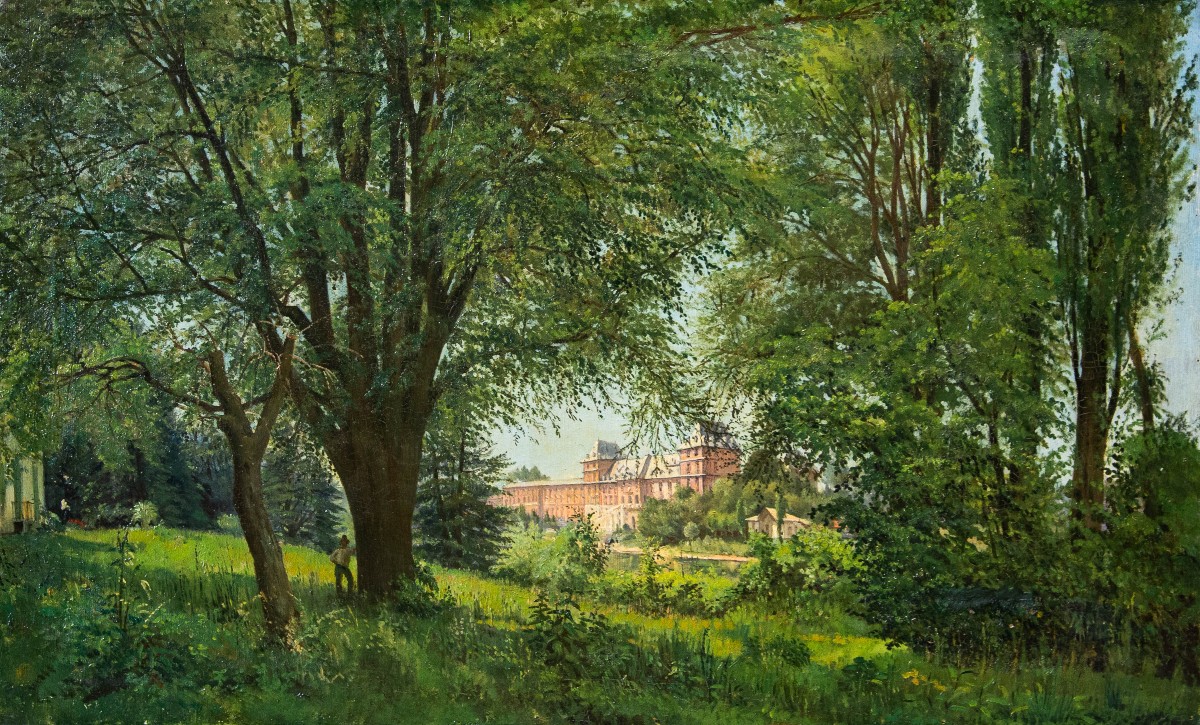 View Of Valentino Castle From The Park, Turin