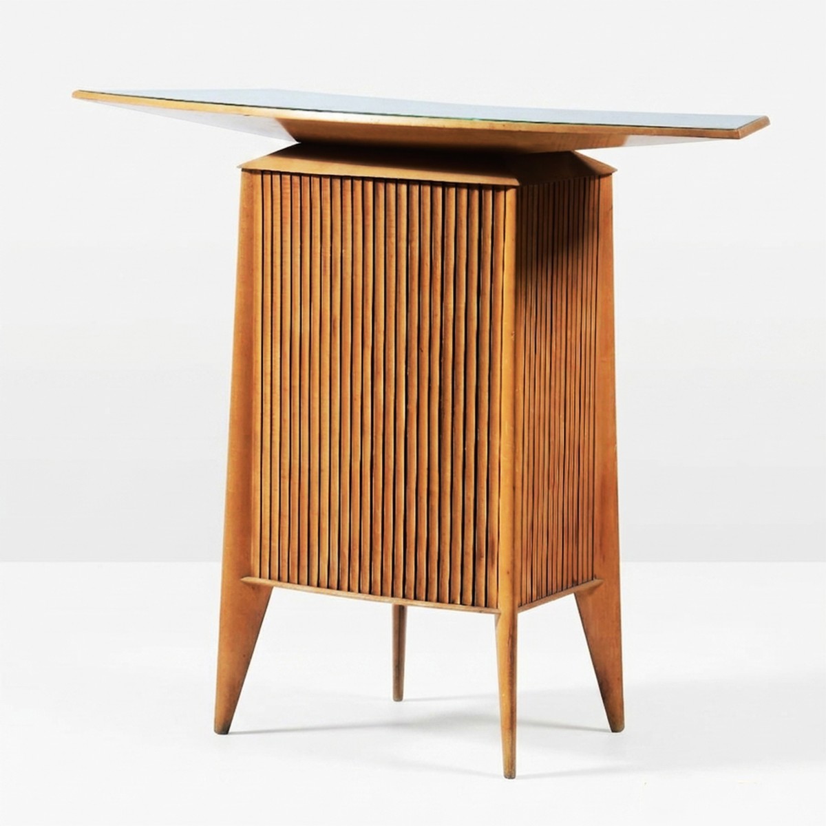 Vintage Bar Corner With Shelf - Cappelletti Camagni E Porro, Cantù, 1950s
