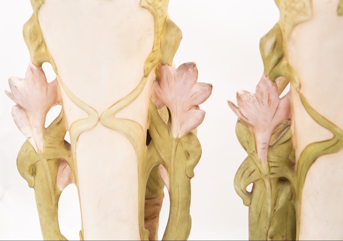 Paire de vases figuratifs de style Art nouveau, vers 1890 – 1910-photo-7