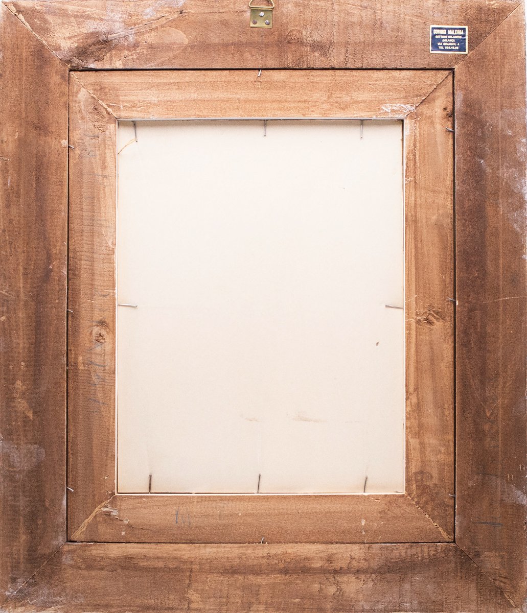 Mario Tozzi, « La Signature », huile sur toile, XXe siècle-photo-4