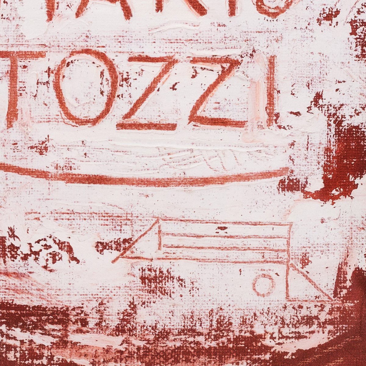 Mario Tozzi, « La Signature », huile sur toile, XXe siècle-photo-1
