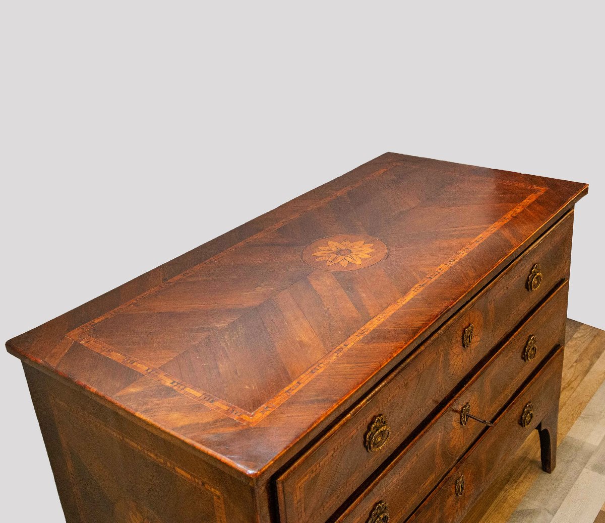 Commode piémontaise  XVIIIe siècle – Style Louis XVI  -photo-4