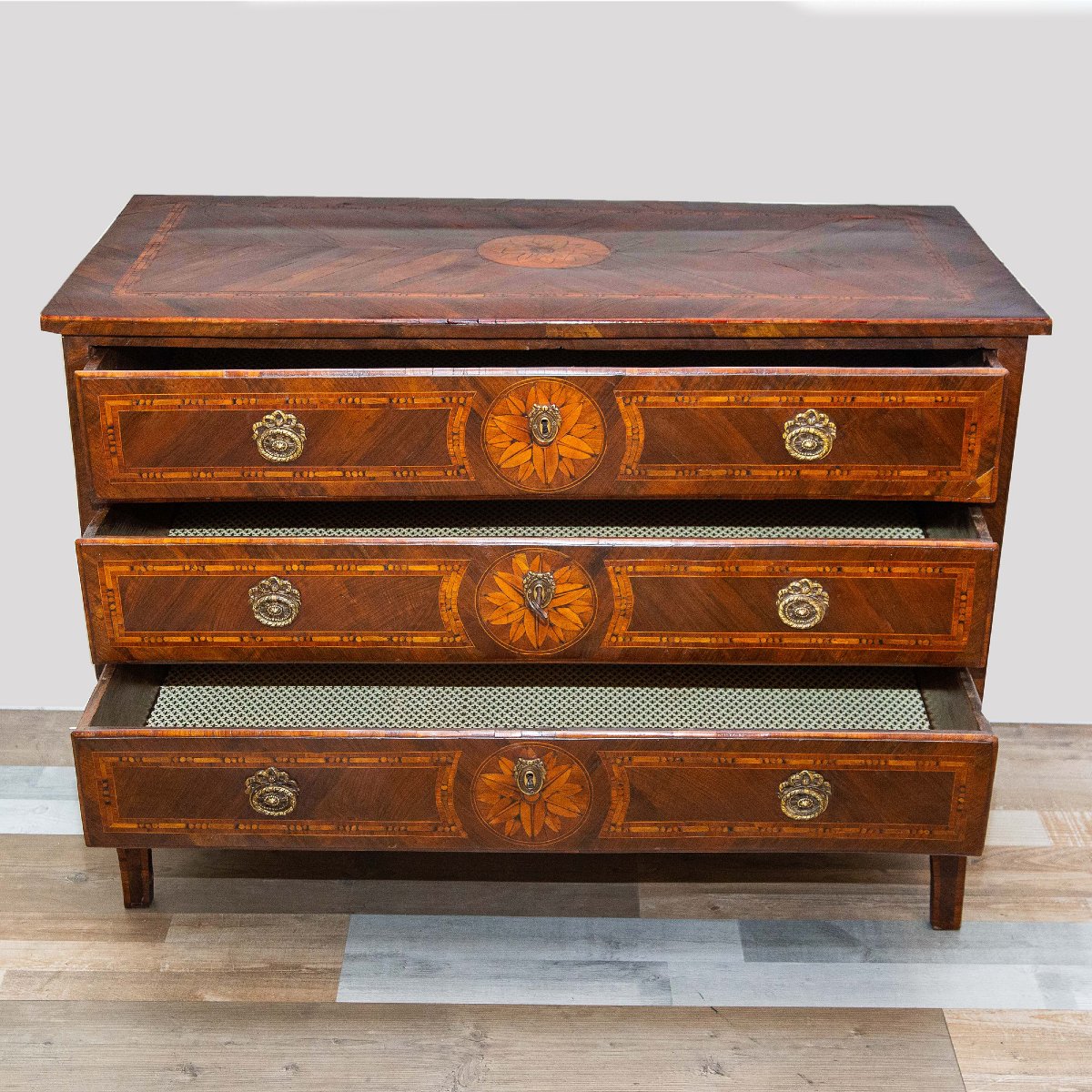 Commode piémontaise  XVIIIe siècle – Style Louis XVI  -photo-4