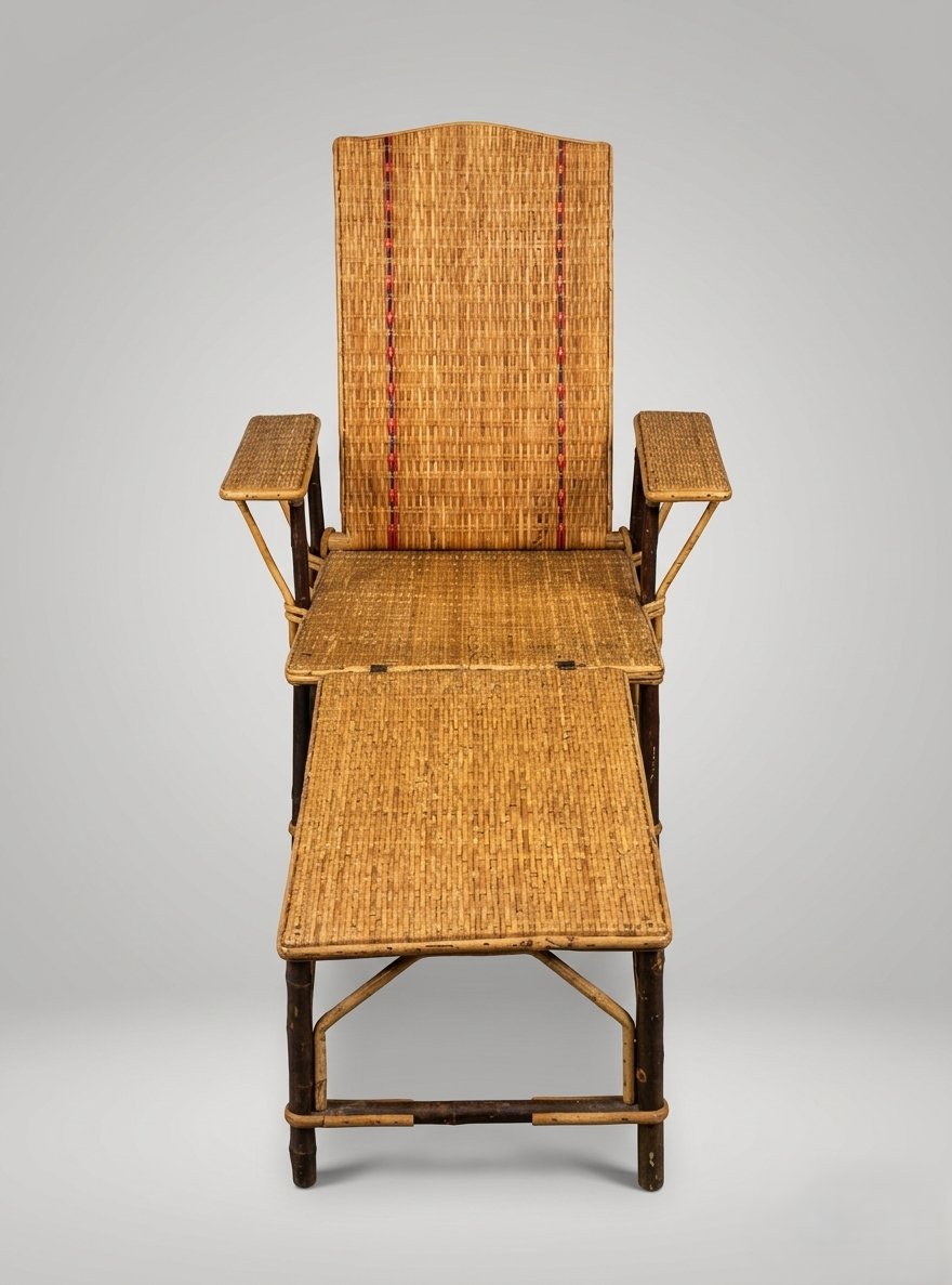 Chaise longue de jardin, France, 1930-1940-photo-2