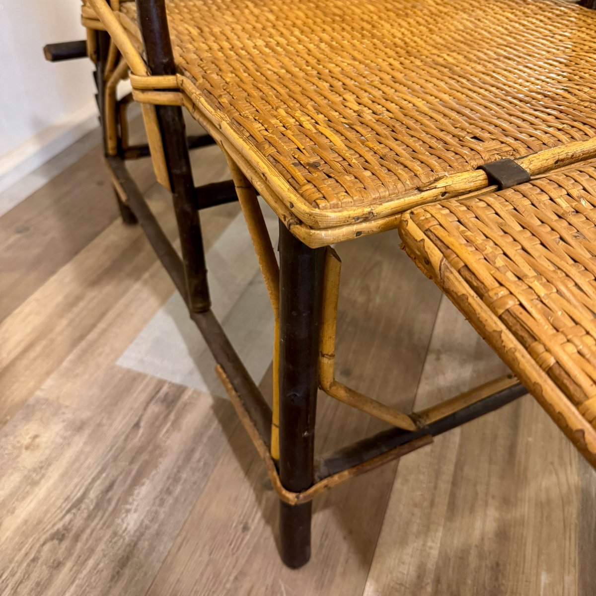 Chaise longue de jardin, France, 1930-1940-photo-3