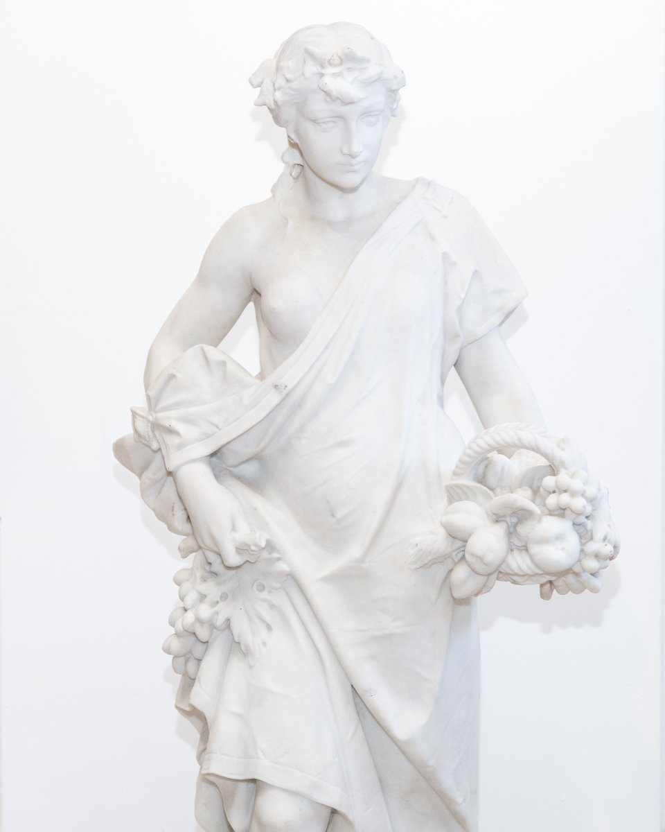 Carrara Marble Sculpture, Late 19th – Early 20th Century-photo-1