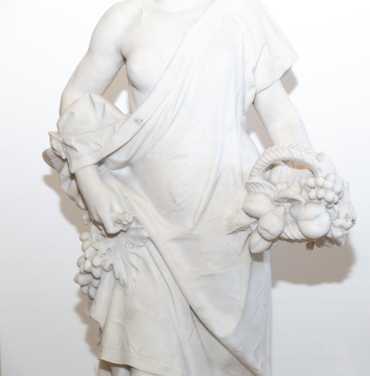 Carrara Marble Sculpture, Late 19th – Early 20th Century-photo-3