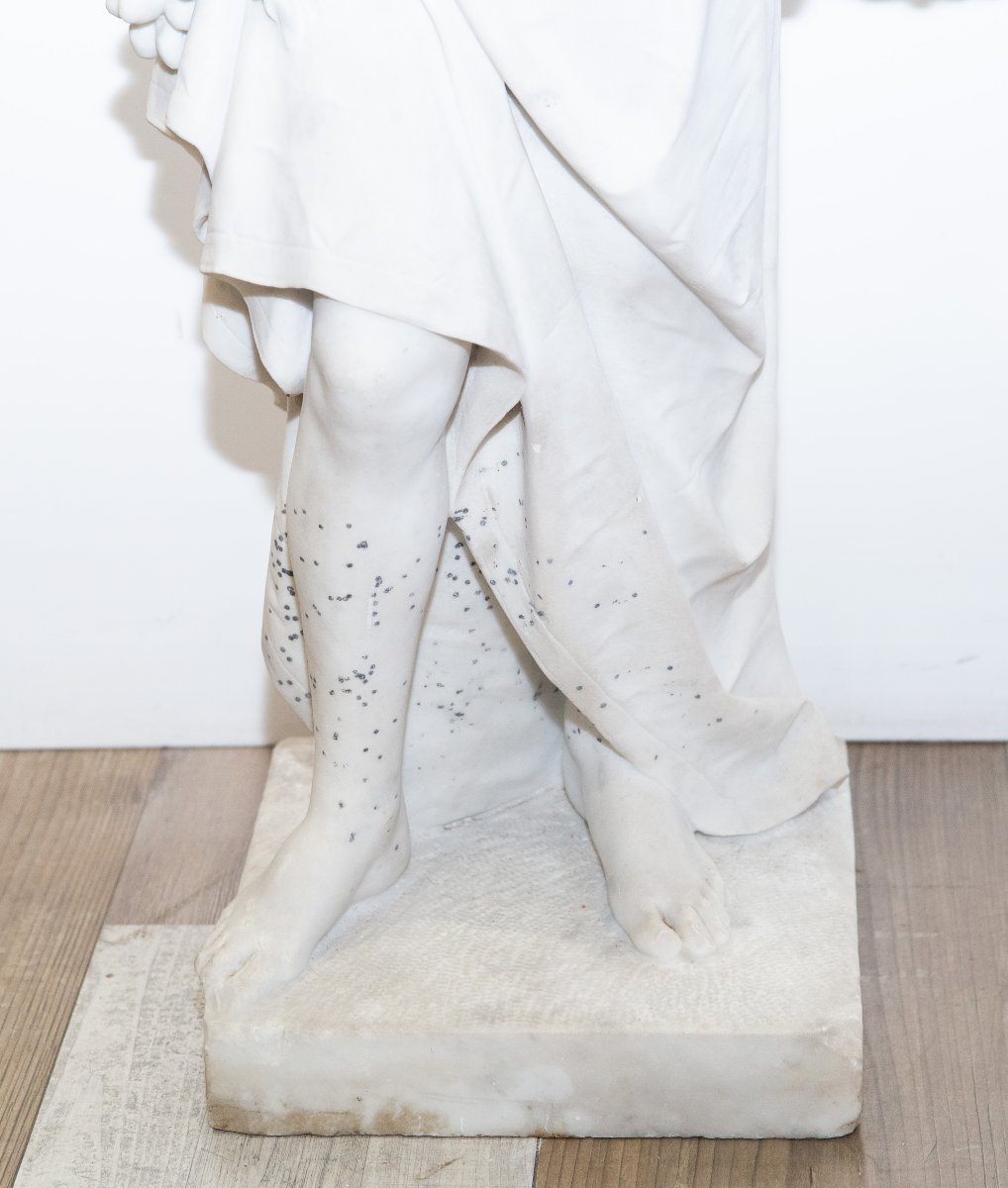 Carrara Marble Sculpture, Late 19th – Early 20th Century-photo-5