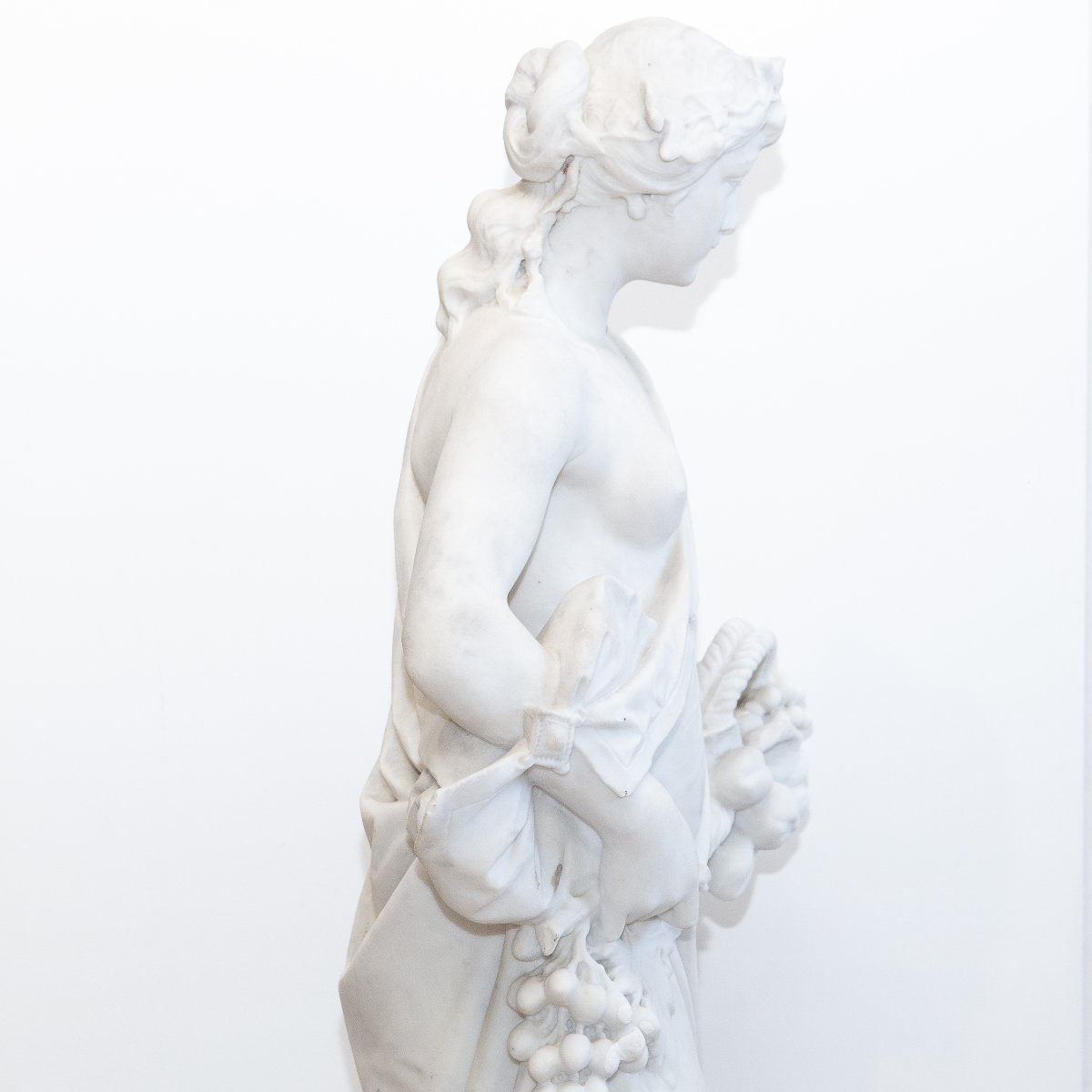 Carrara Marble Sculpture, Late 19th – Early 20th Century-photo-6