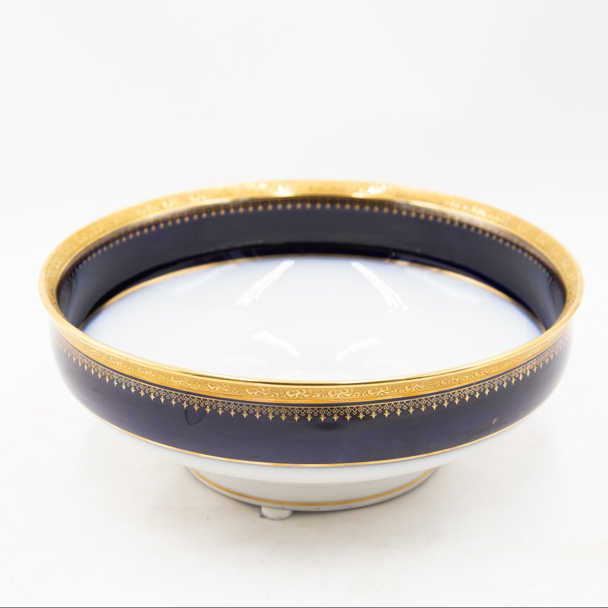 Service de table Limoges « Bleu cobalt et or », XXe siècle-photo-5