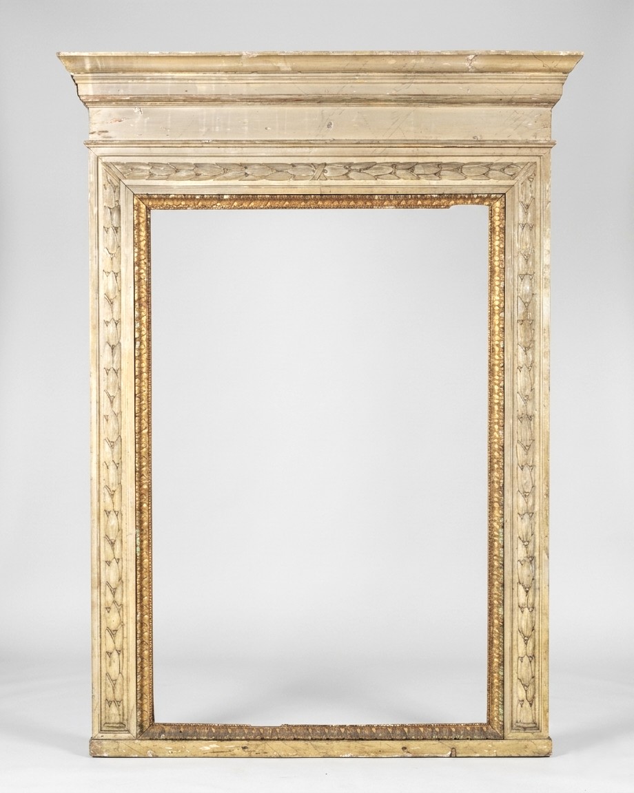  Cadre néoclassique en bois laqué, XVIIIe siècle