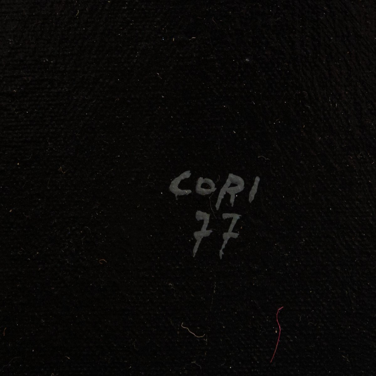 Giancarlo Cori, Étude de Dante, huile sur toile, signée, 1977-photo-4