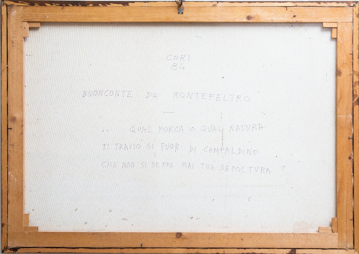 Giancarlo Cori, « Le Bon Conte de Montefeltro », signé, 1984-photo-4
