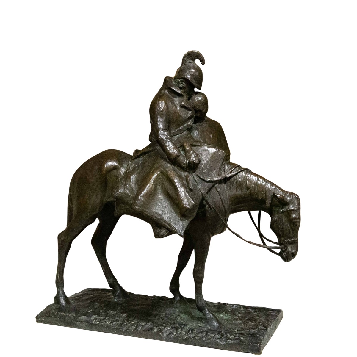 Riccardo Ripamonti, "knight," Signed, Early 20th Century