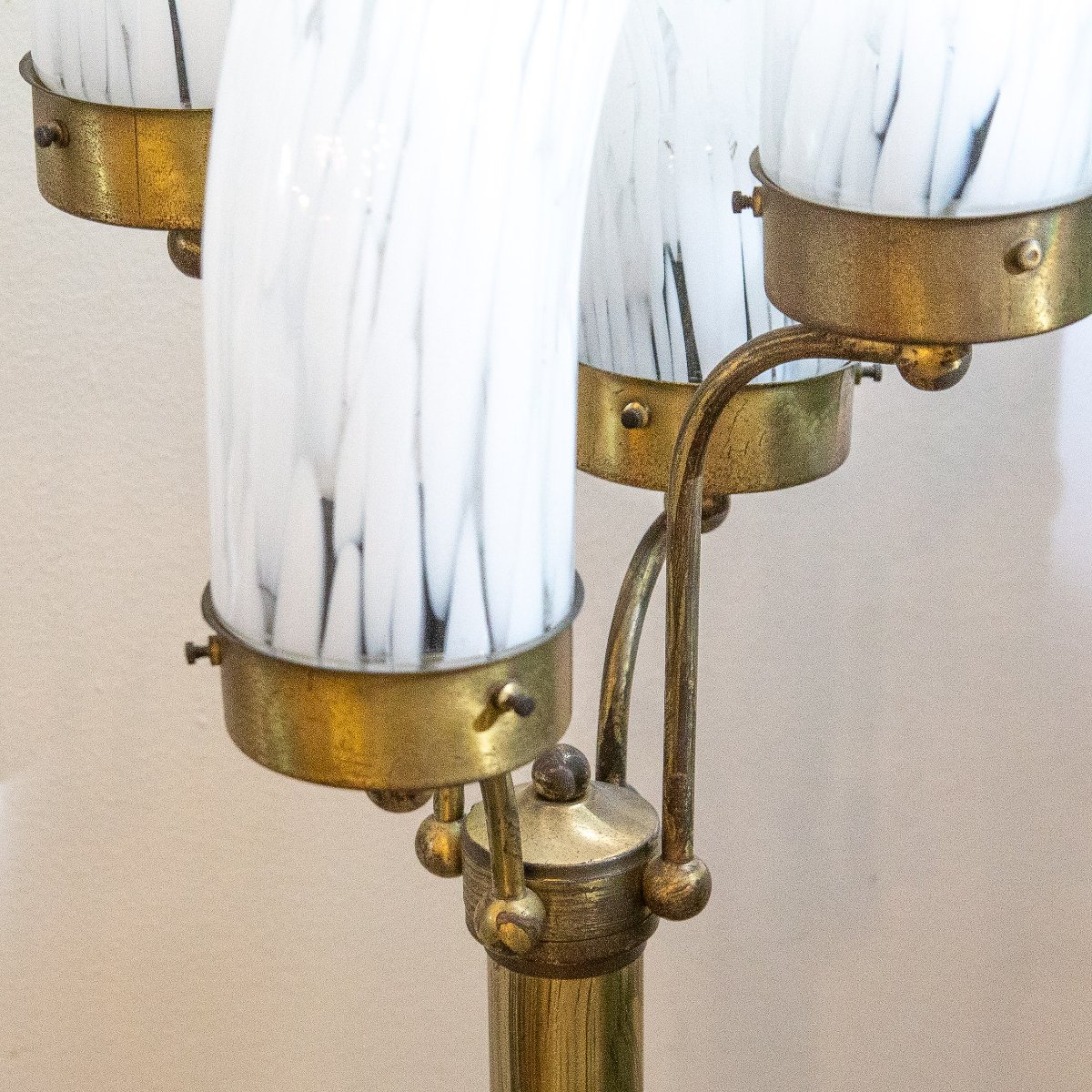  Aldo Nason pour Mazzega, laiton et verre de Murano, années 70-photo-6