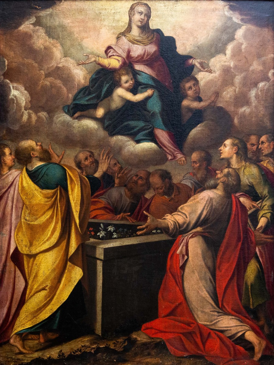 « L'Assomption de la Vierge », huile sur toile, XVIIIe siècle