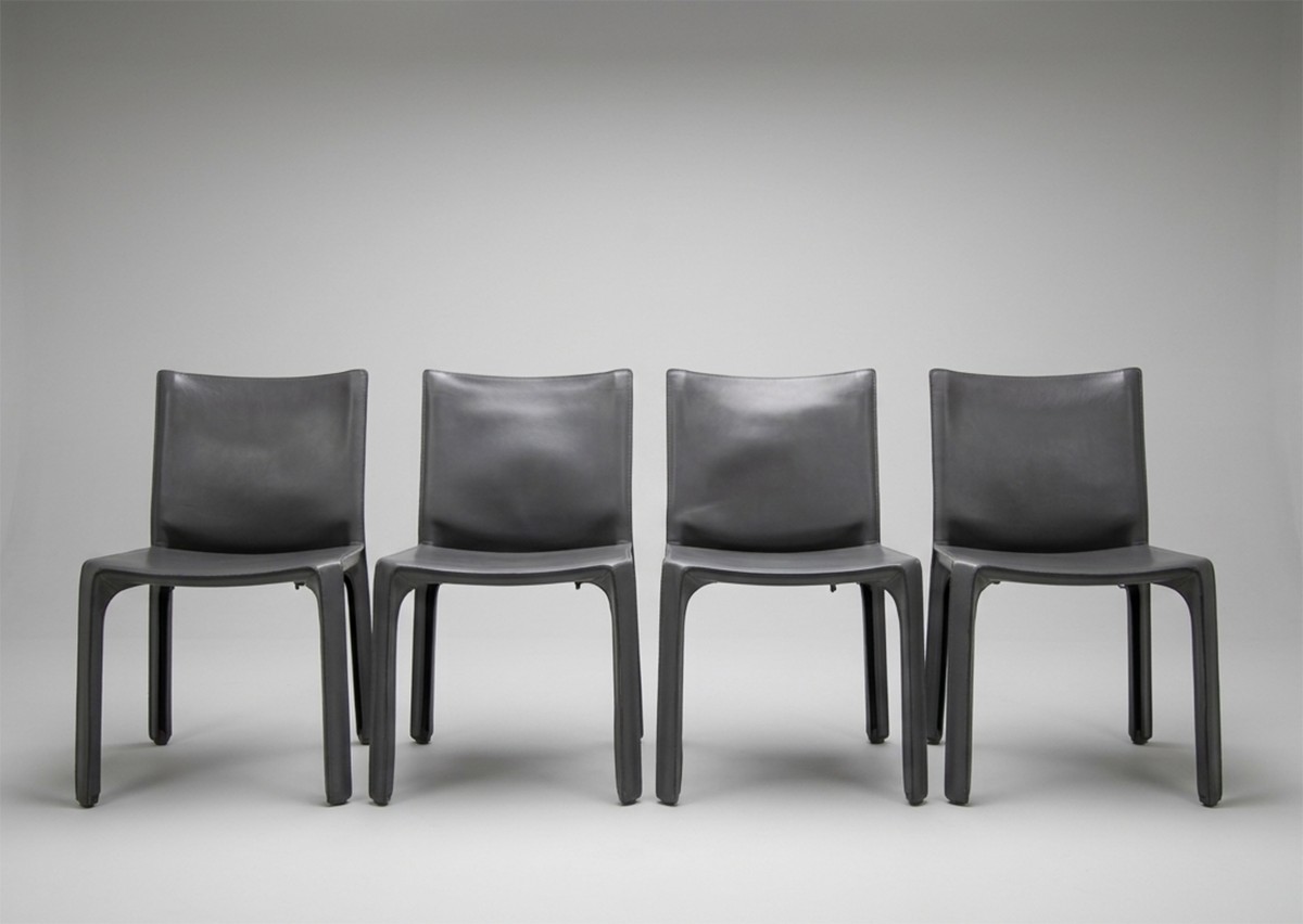 Set Of 4 "cab 412" Chairs – Mario Bellini For Cassina (1977)
