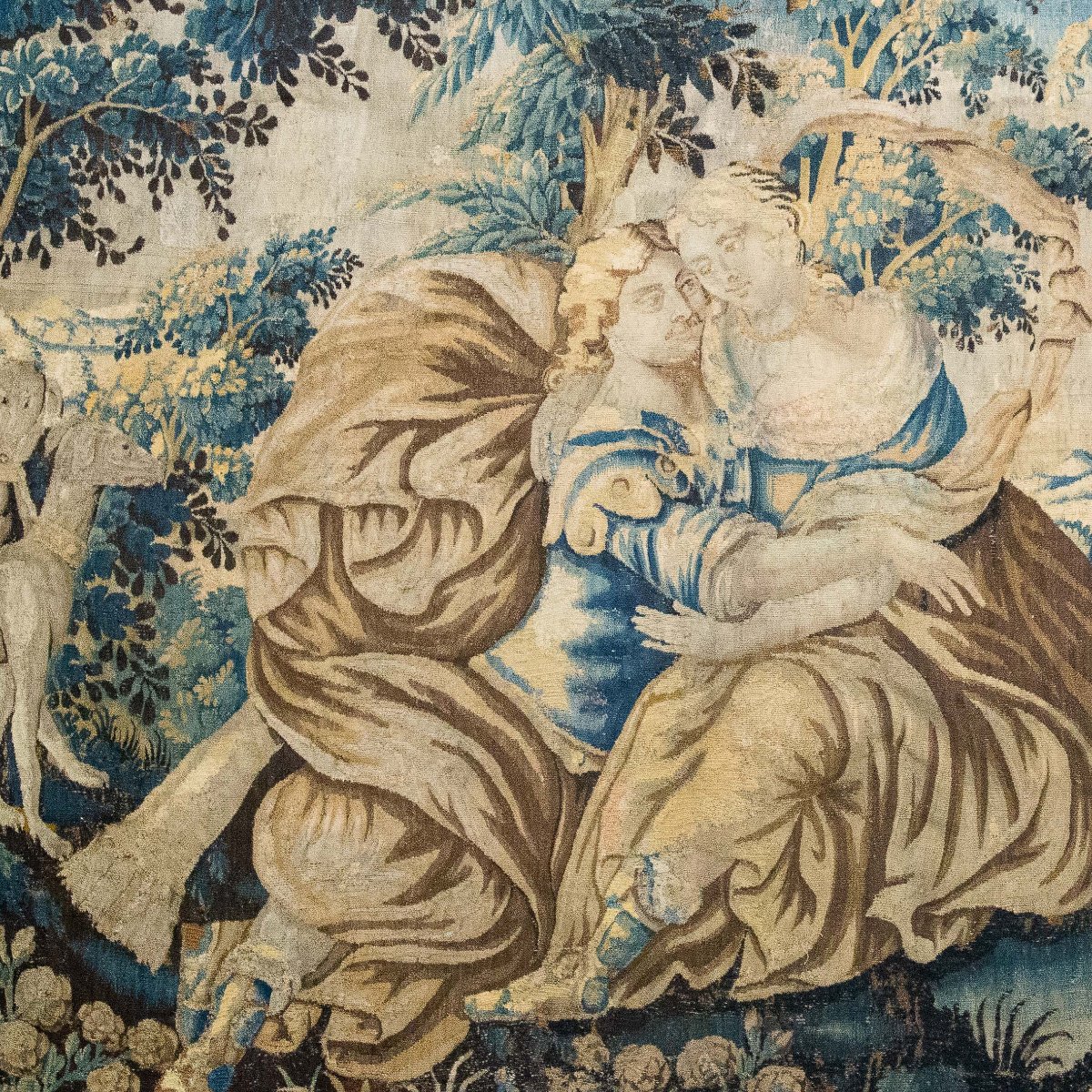 Tapisserie flamande, manufacture d'Audenarde (Oudenaarde), fin du XVIIe siècle-photo-1