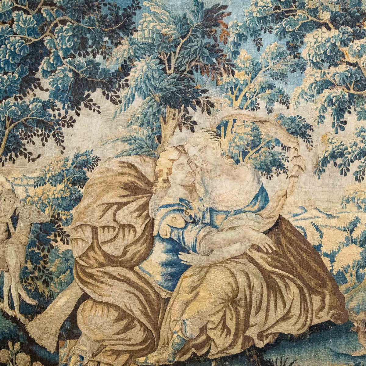 Tapisserie flamande, manufacture d'Audenarde (Oudenaarde), fin du XVIIe siècle-photo-2