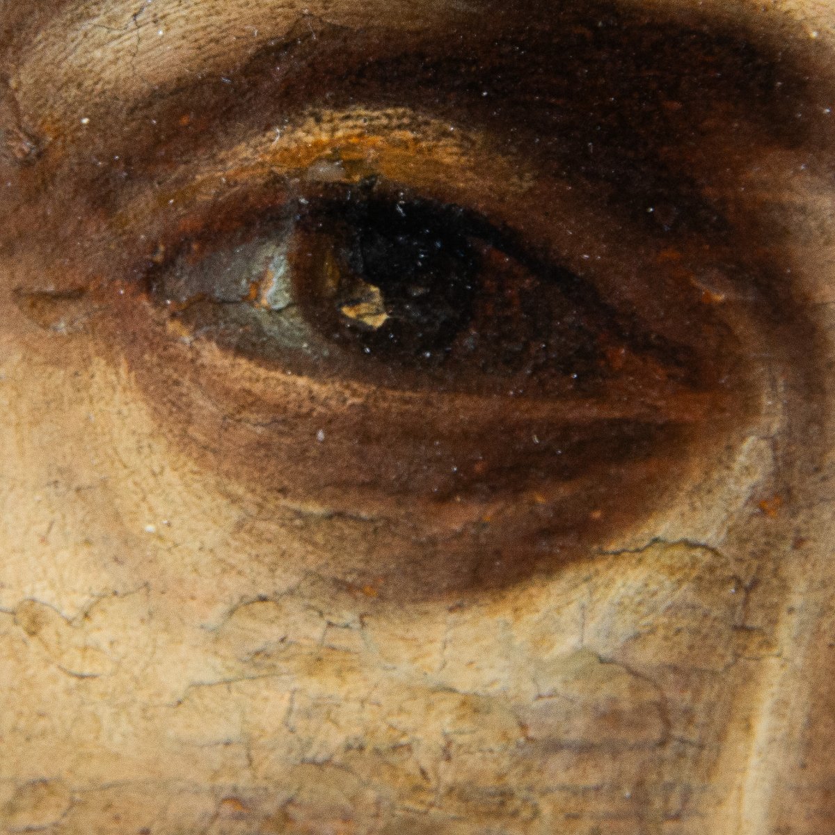 Ecce Homo, huile sur bois, XVIIe siècle-photo-3