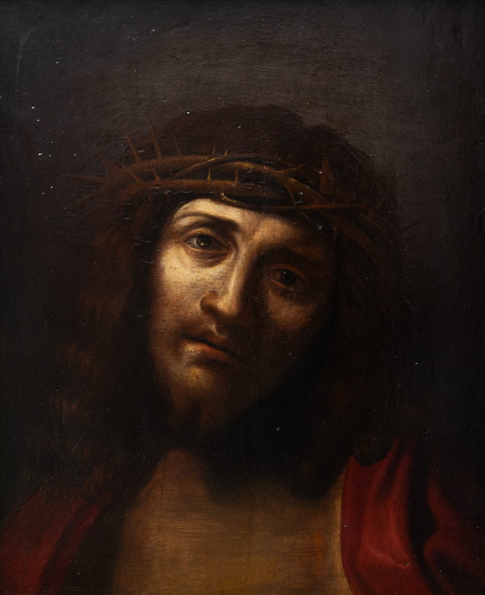 Ecce Homo, huile sur bois, XVIIe siècle