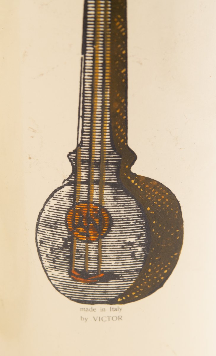 Victor Cerrato, paire de lampes en céramique émaillée, signée, années 1960-photo-4