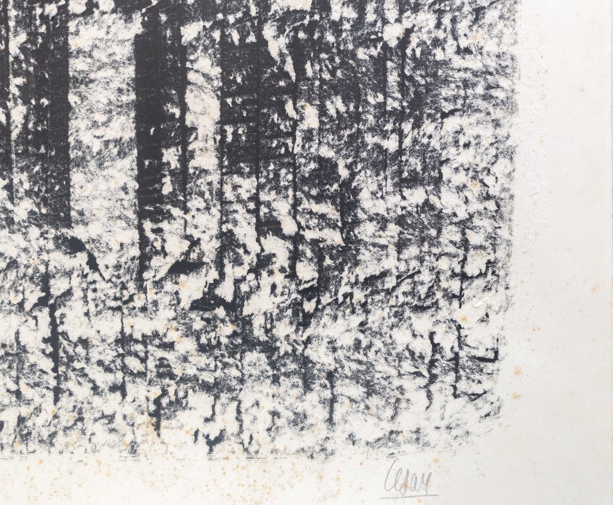 César Baldaccini, Arrachage, signé et daté, 1961-photo-5