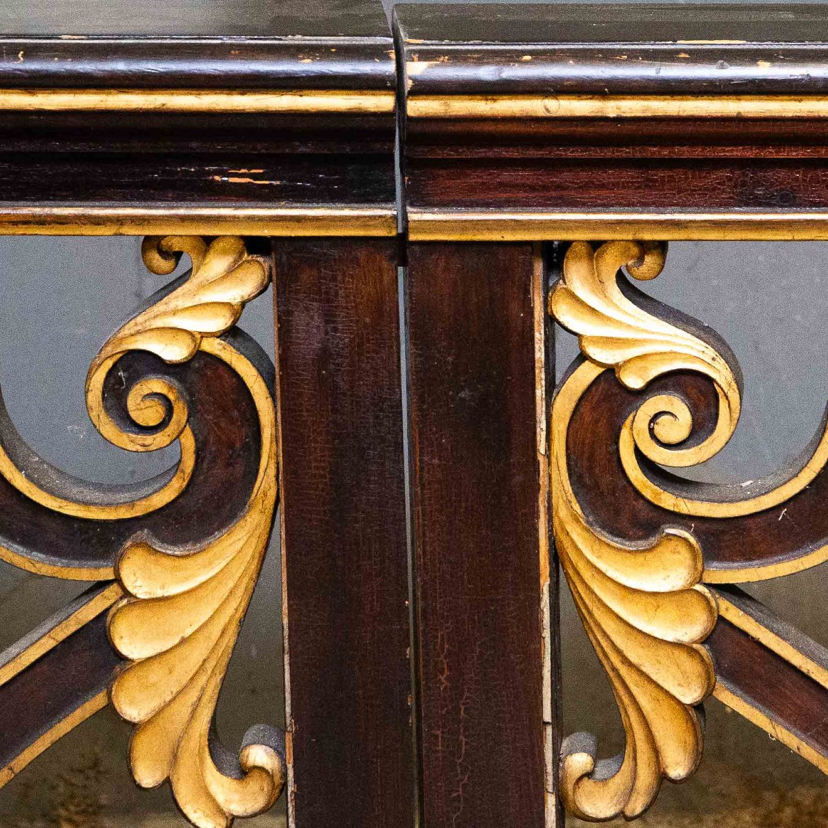 Carved And Gilded Wooden Balustrade, Late 17th–early 18th Century-photo-2