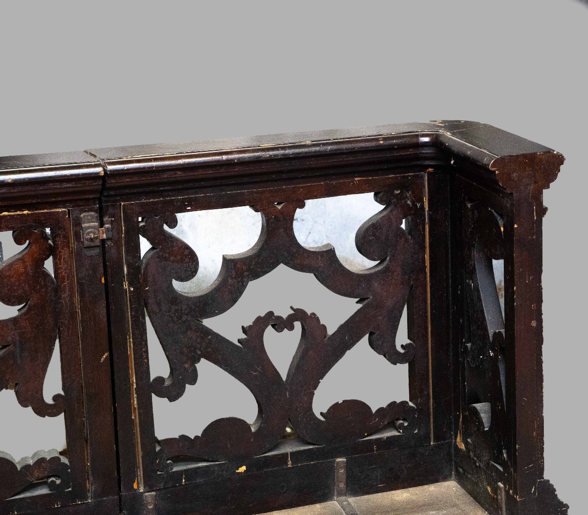 Carved And Gilded Wooden Balustrade, Late 17th–early 18th Century-photo-4