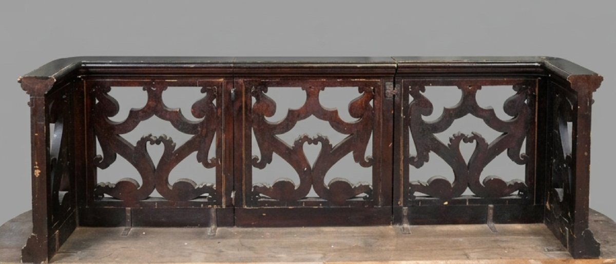 Carved And Gilded Wooden Balustrade, Late 17th–early 18th Century-photo-5