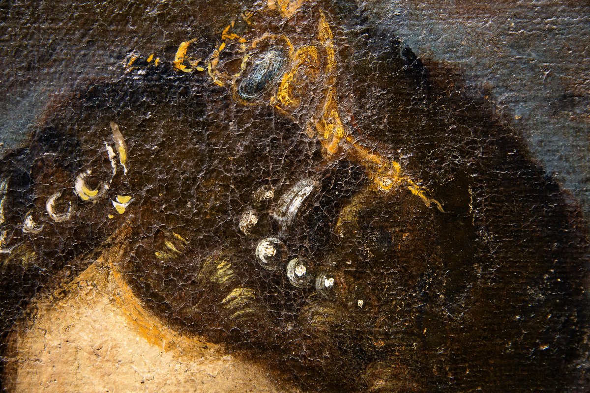 « Allégorie de la prudence », huile sur toile, XVIIe siècle-photo-2