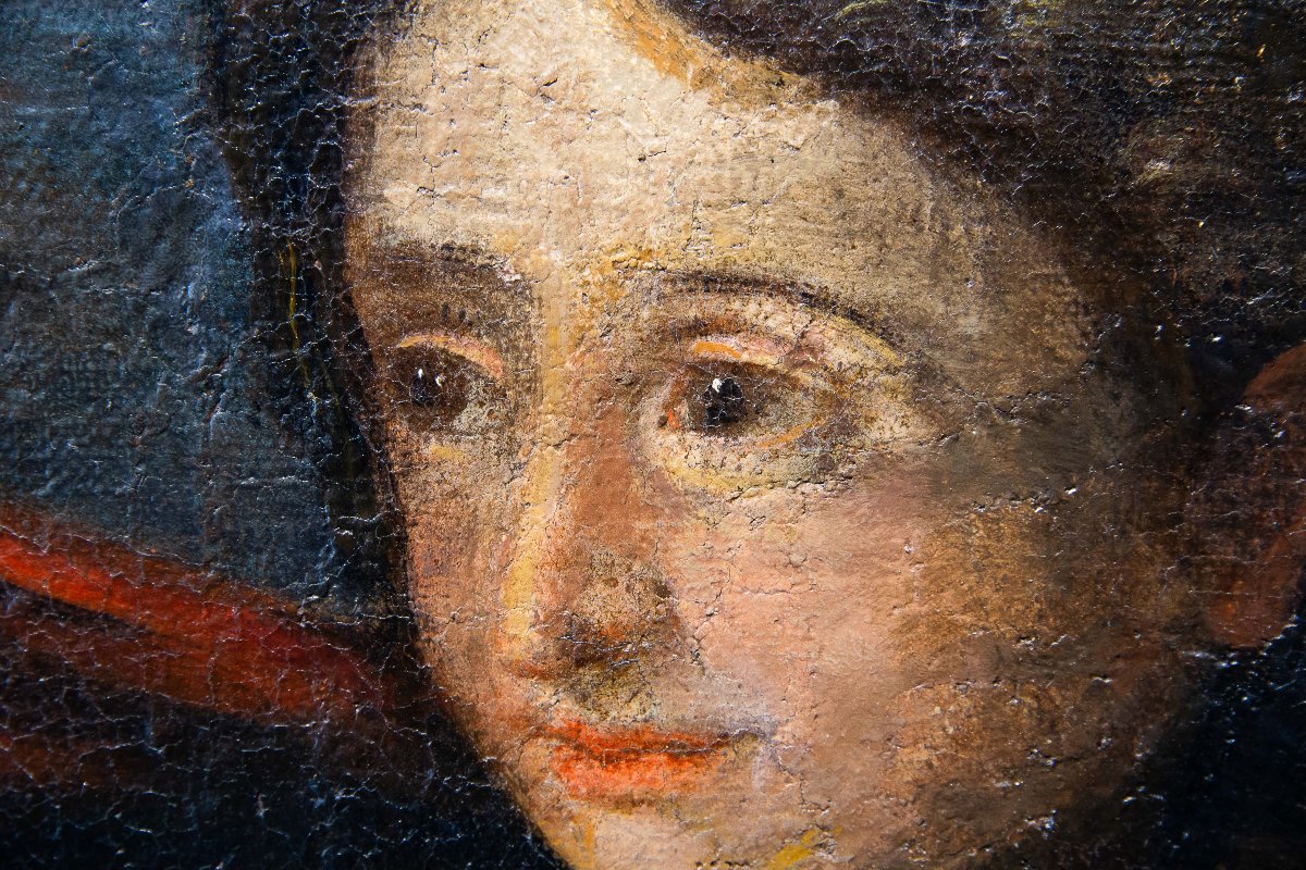 « Allégorie de la prudence », huile sur toile, XVIIe siècle-photo-4