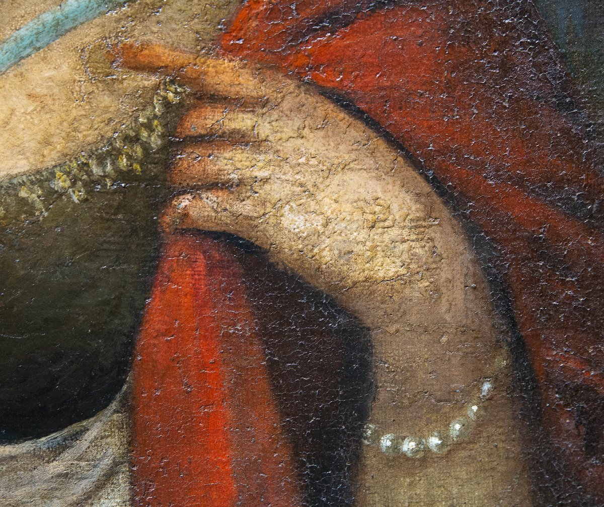 « Allégorie de la prudence », huile sur toile, XVIIe siècle-photo-7