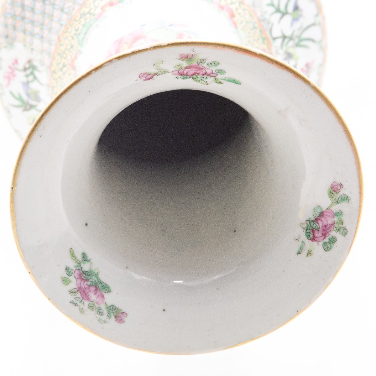 Vase chinois de style Famille Rose, Canton, fin du XIXe siècle - début du XXe siècle-photo-8
