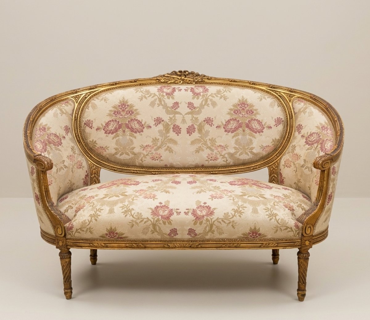 Louis XVI-style Living Room, 19th Century-photo-2