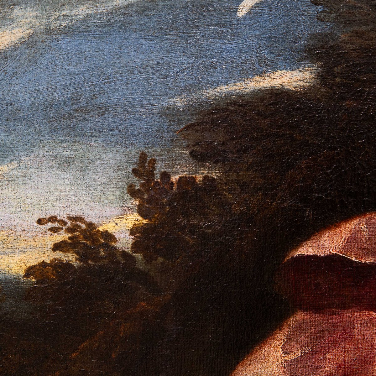 The Baptism Of Christ, Oil On Canvas, 18th Century-photo-8