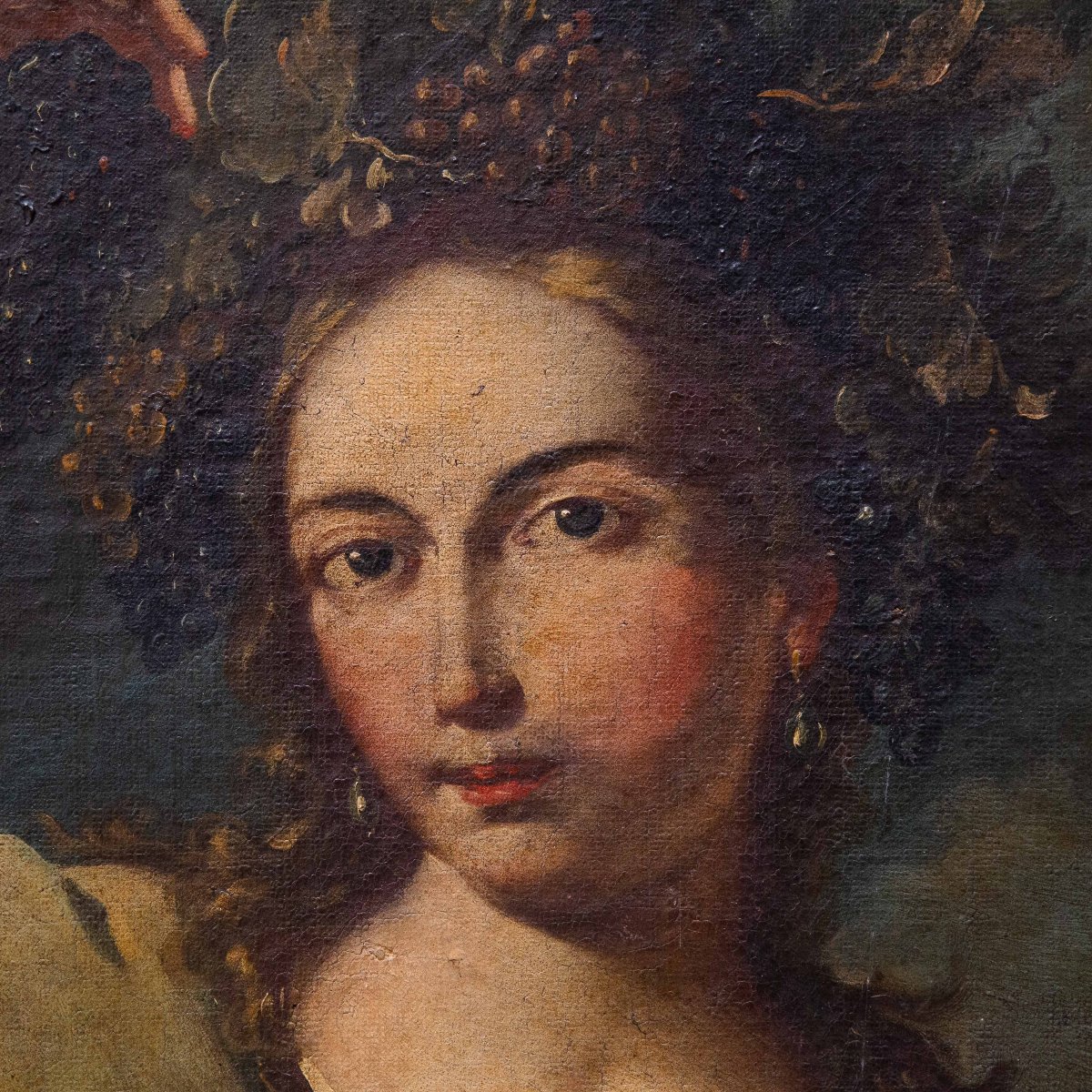 « Allégorie de l'automne », huile sur toile, école piémontaise, XVIIIe siècle-photo-6